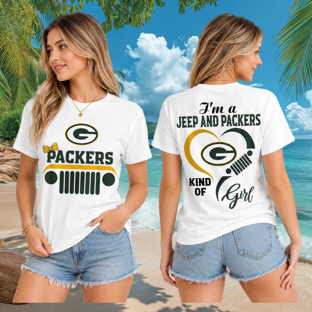 Green Bay Packers Jeep Heartbeat Kind Of Girl Women Shirt