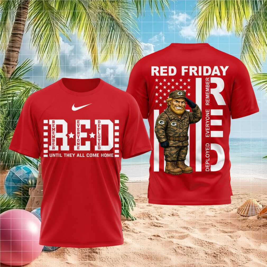 Green Bay Packers Mascot Remember Everyone Deployed Red Friday Shirt - Limotees LLC