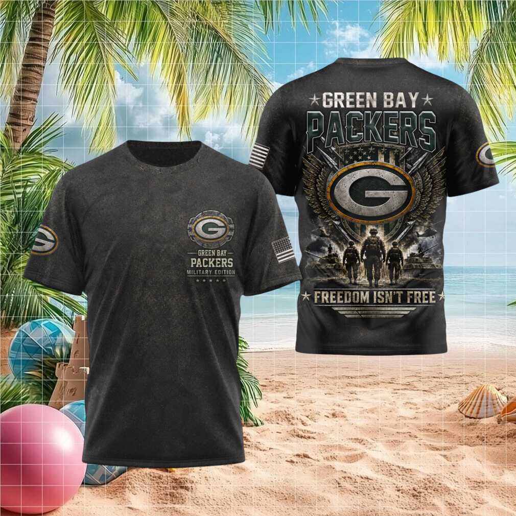 Green Bay Packers Military Edition American Flag Patriot Shirt