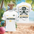 Green Bay Packers No Shoes Nation Skull Shirt Kenny Chesney Football Shirt