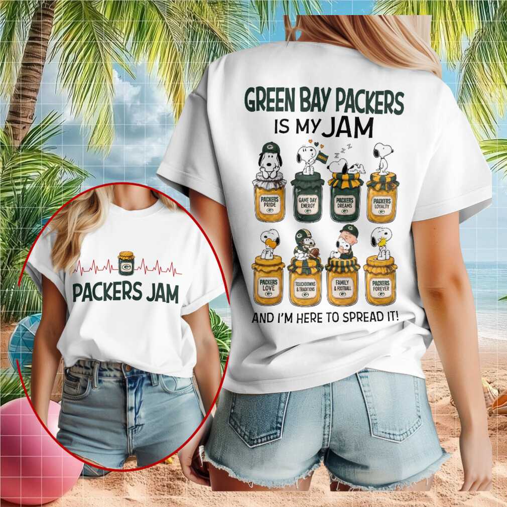 Green Bay Packers Snoopy Is My Jam Football Shirt