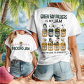 Green Bay Packers Snoopy Is My Jam Football Shirt