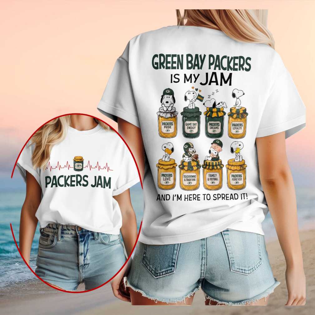 Green Bay Packers Snoopy Is My Jam Football Shirt
