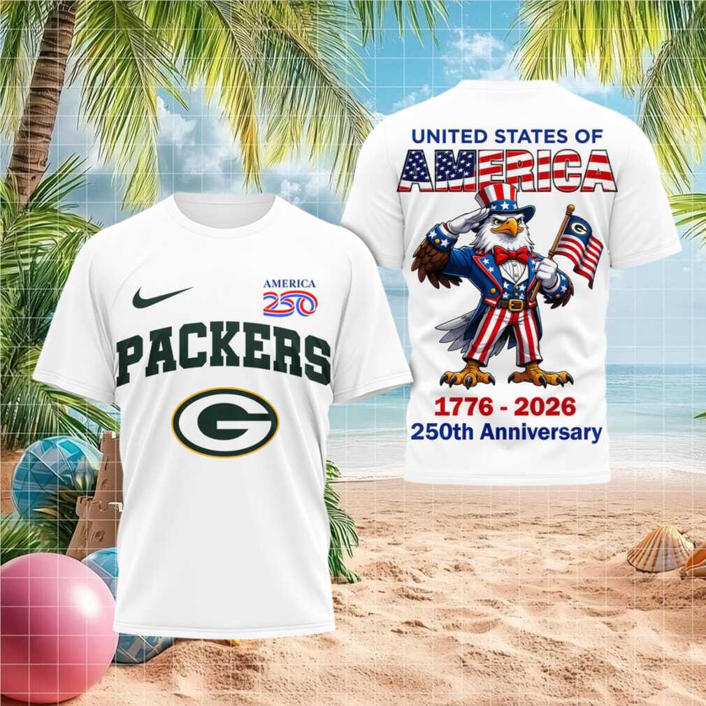 Green Bay Packers USA 250th Anniversary Uncle Sam Eagle Shirt - Limotees LLC