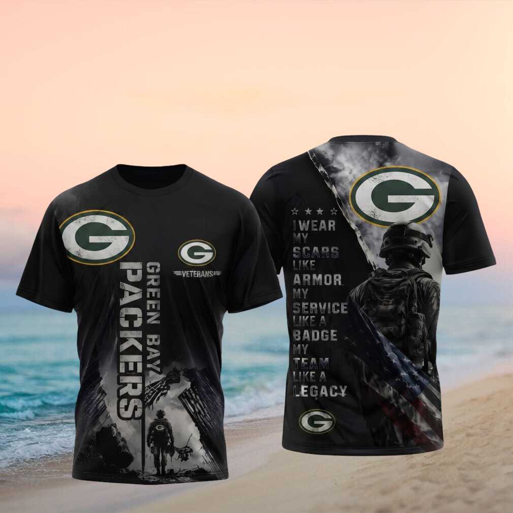 Green Bay Packers Veterans Armor Badge Legacy Shirt