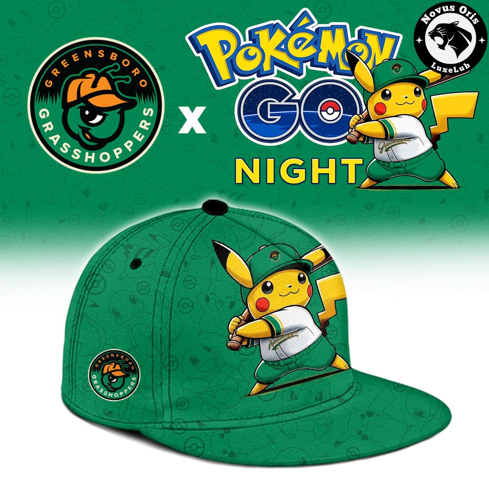 Greensboro Grasshoppers Pokemon GO Night Limited Edition Baseball Jersey