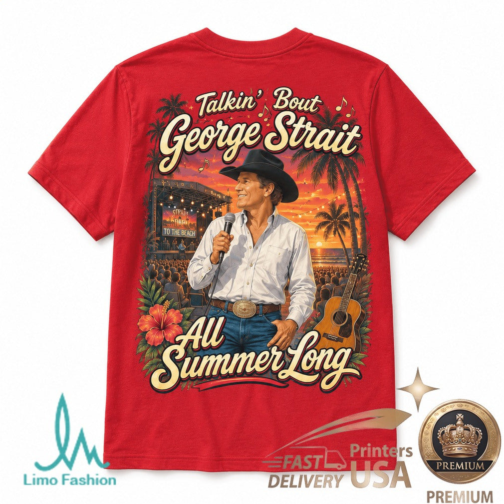 George Strait Summer Vibes Country Music Beach Concert Shirt - Limotees LLC
