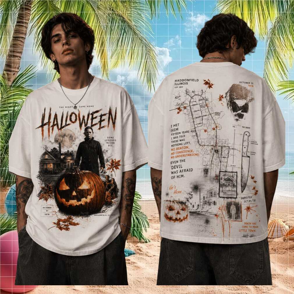 Halloween Michael Myers Haddonfield Illinois 1978 Vintage Horror Movie Autumn Aesthetic Shirt - Limotees LLC