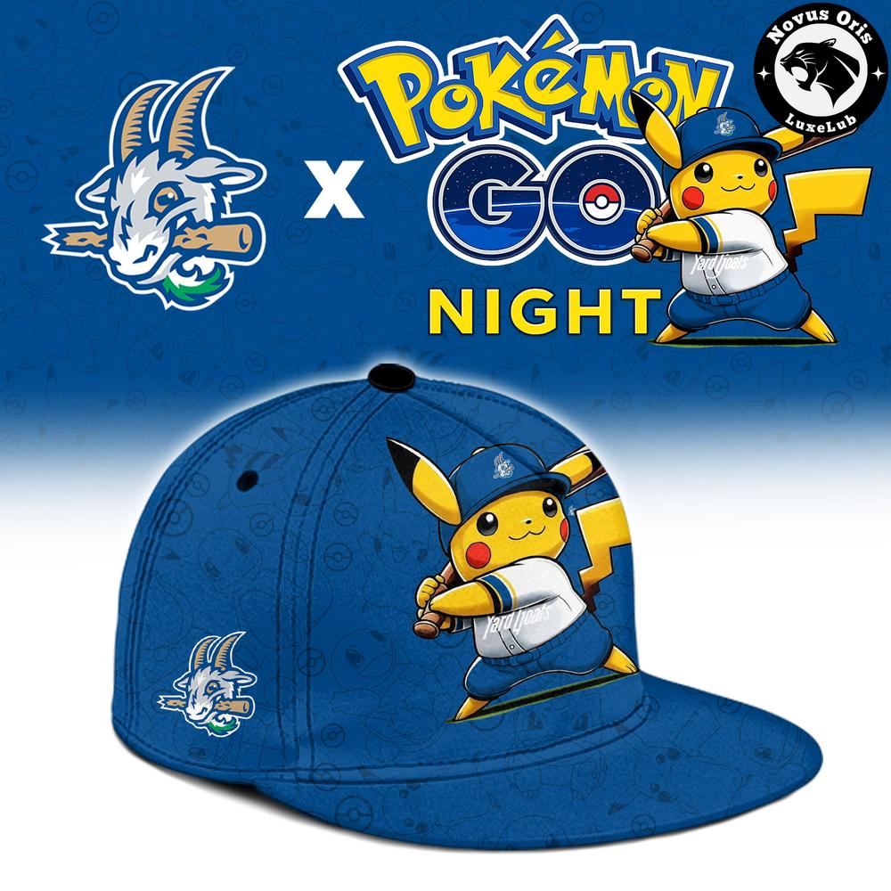 Hartford Yard Goats x Pokemon GO Night 2026 New Edition Baseball Jersey