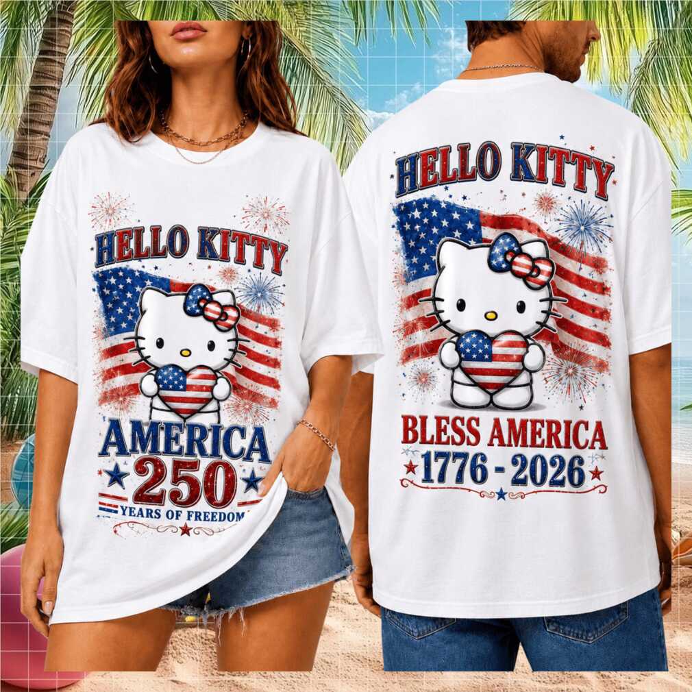 Hello Kitty Bless America 250 Years Of Freedom Shirt - Limotees LLC