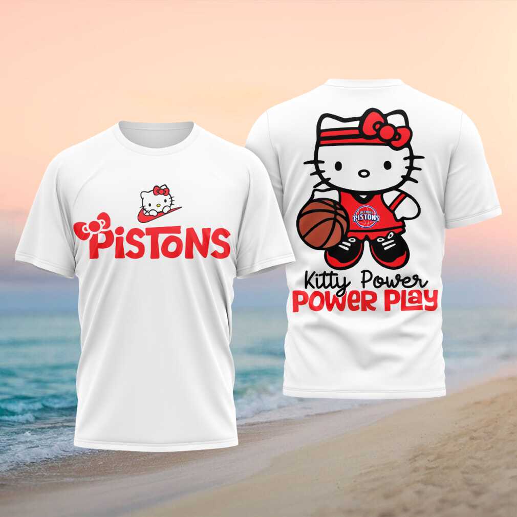 Hello Kitty Detroit Pistons Power Play Event 2026 Shirt