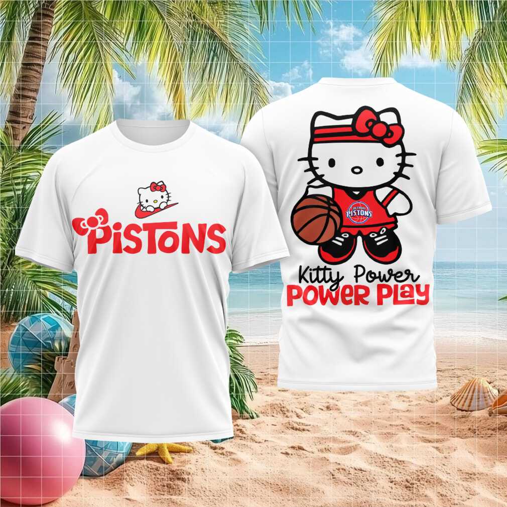Hello Kitty Detroit Pistons Power Play Event 2026 Shirt