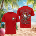 Hello Kitty Fire Dept Built By Fire Graphic Shirt - Limotees LLC