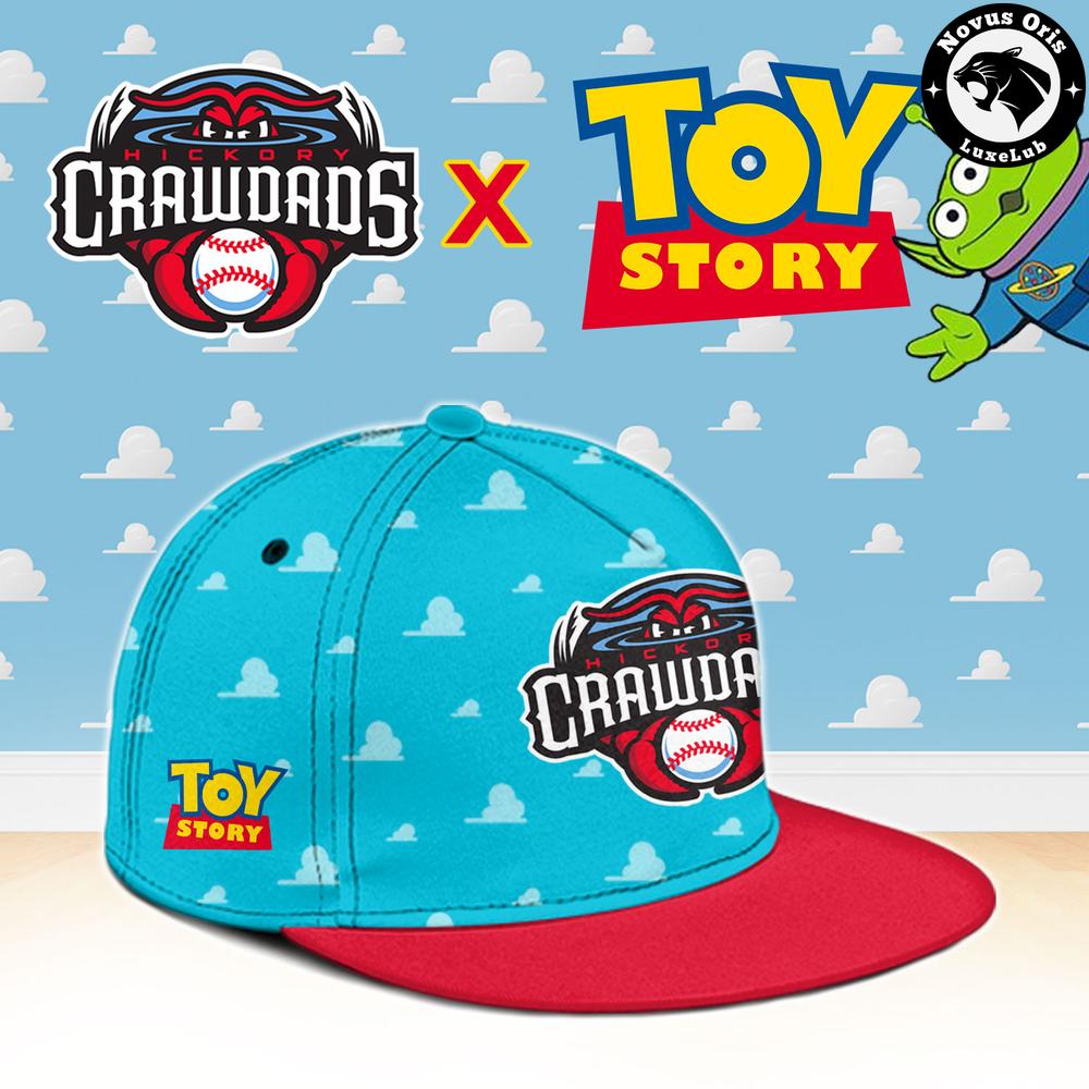 Hickory Crawdads x Toy Story Night Pixar Cartoon Custom Baseball Jersey