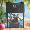 Horror Movie Villains Titanic Romantic Pose Funny Graphic T Shirt - Limotees LLC