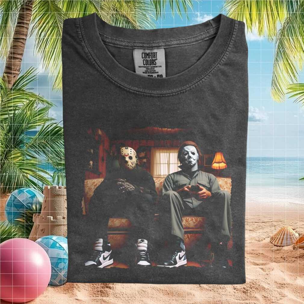 Horror Movie Villains Video Game Gamer Retro Aesthetic Unisex Graphic T Shirt - Limotees LLC