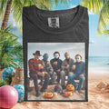 Horror Villains Beach Sunset Drinking Orange Juice T Shirt - Limotees LLC