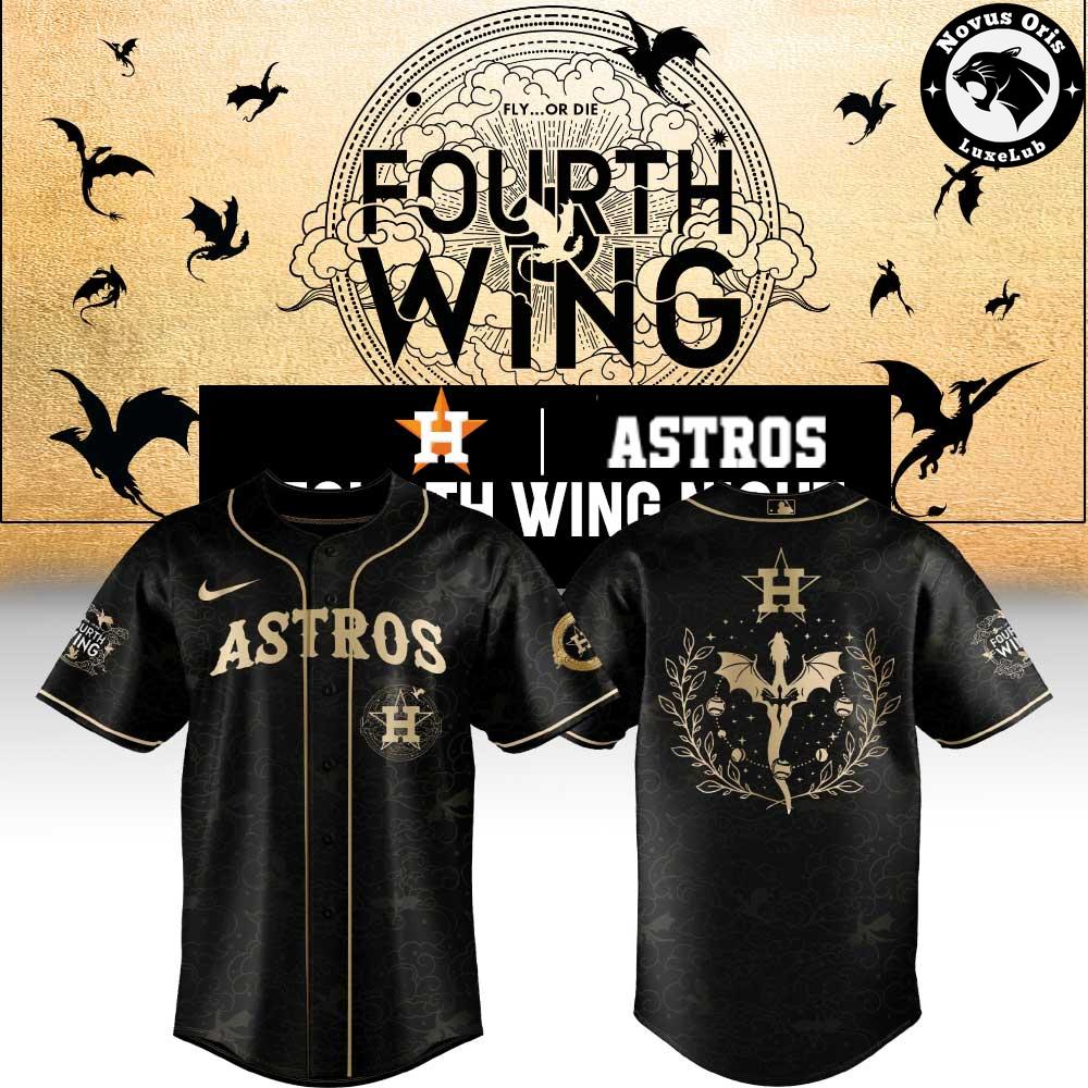 Houston Astros x Fourth Wing Night 2026 New Limited Edition Baseball Jersey