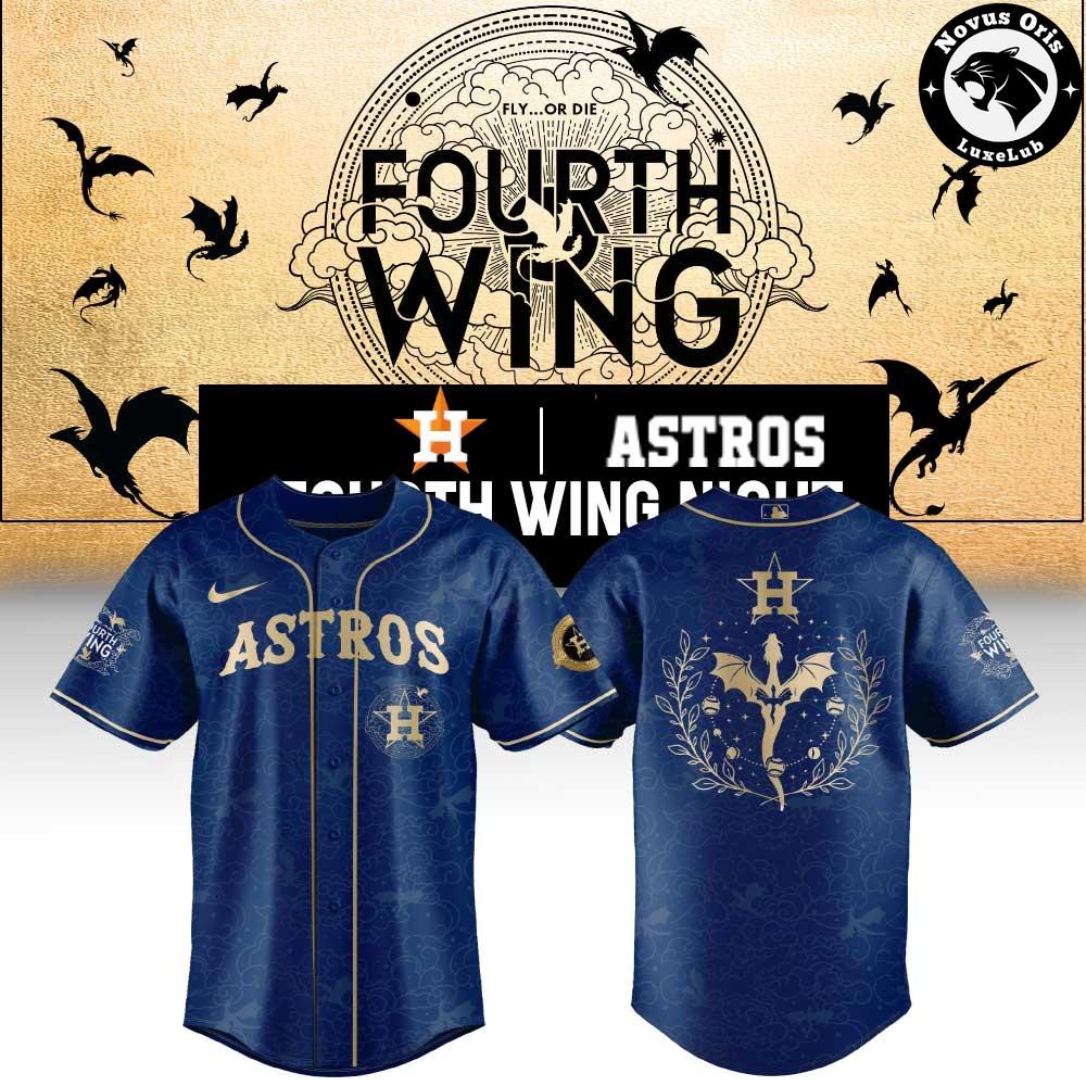 Houston Astros x Fourth Wing Night 2026 New Limited Edition Baseball Jersey