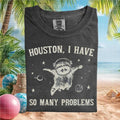 Houston I Have So Many Problems Space Raccoon Funny T Shirt - Limotees LLC