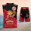 Houston Rockets Garfield Basketball Shirt