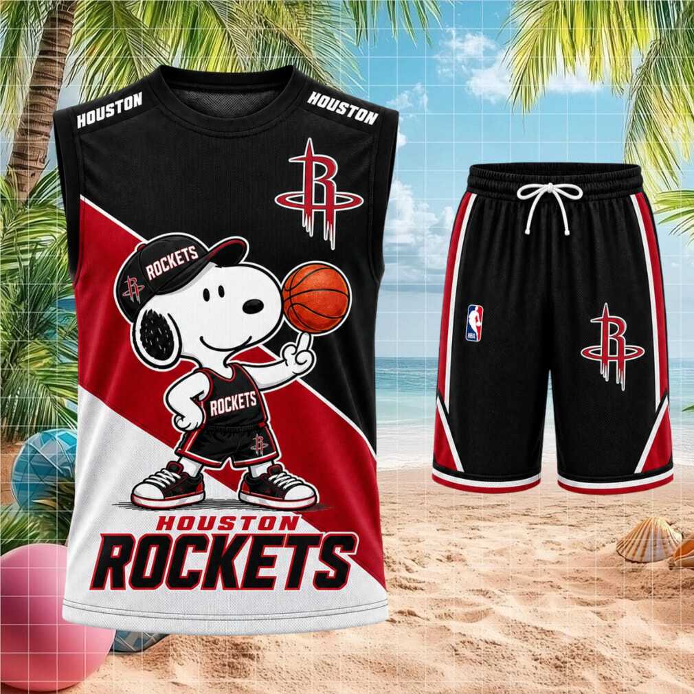 Houston Rockets Snoopy Basketball Shirt