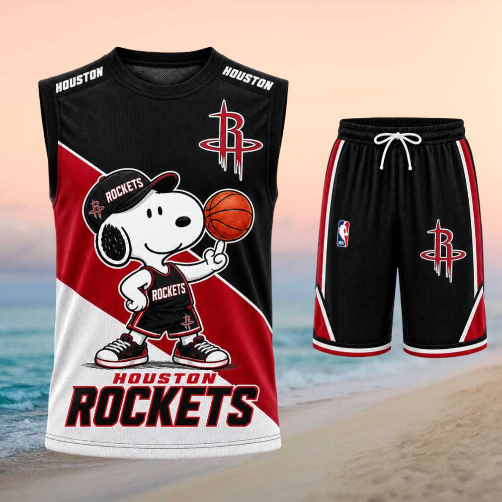 Houston Rockets Snoopy Basketball Shirt