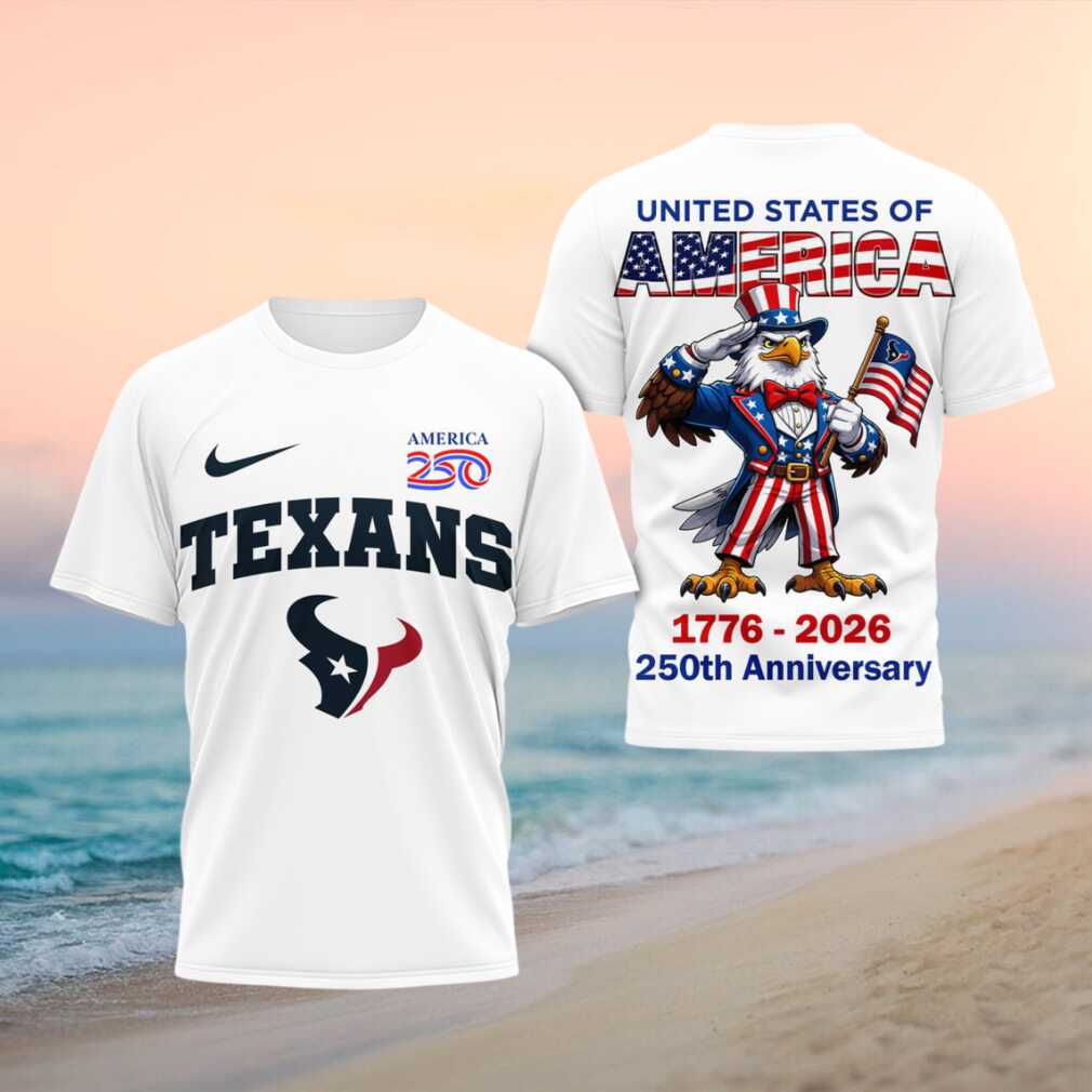 Houston Texans 250th Anniversary American Eagle Shirt - Limotees LLC