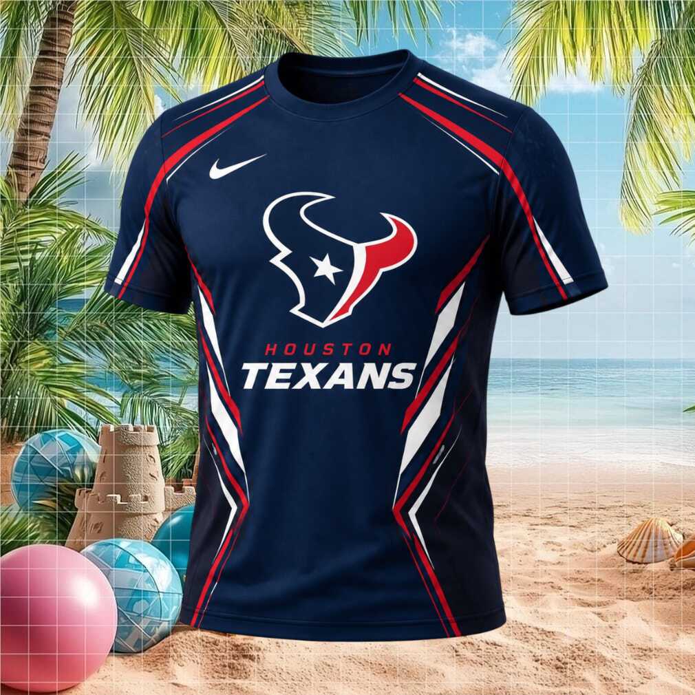 Houston Texans Football Graphic Print Sport Shirt
