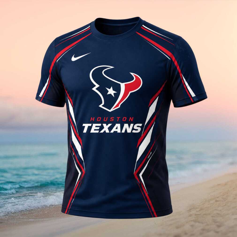 Houston Texans Football Graphic Print Sport Shirt