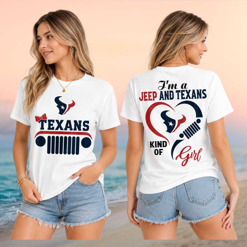 Houston Texans Jeep Heartbeat Kind Of Girl Women Shirt