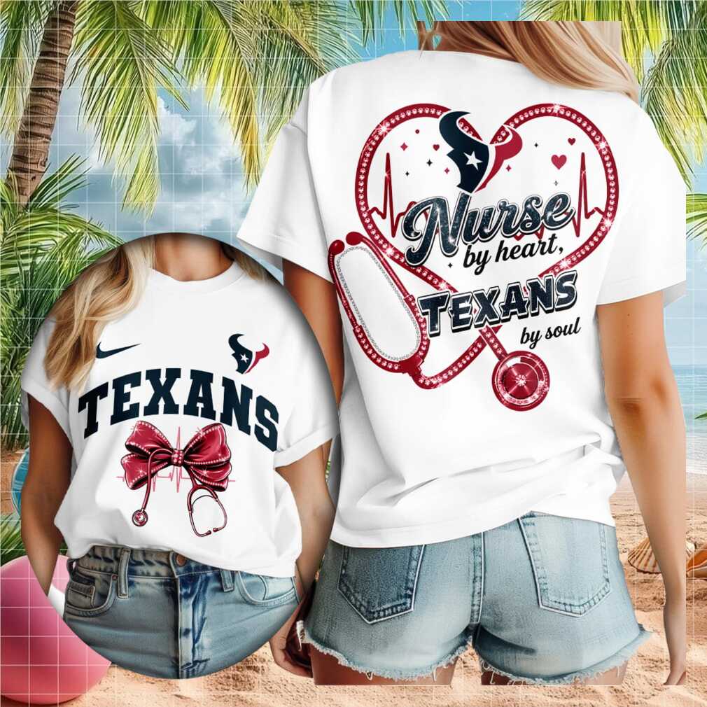 Houston Texans Nurse Heartbeat Stethoscope Shirt