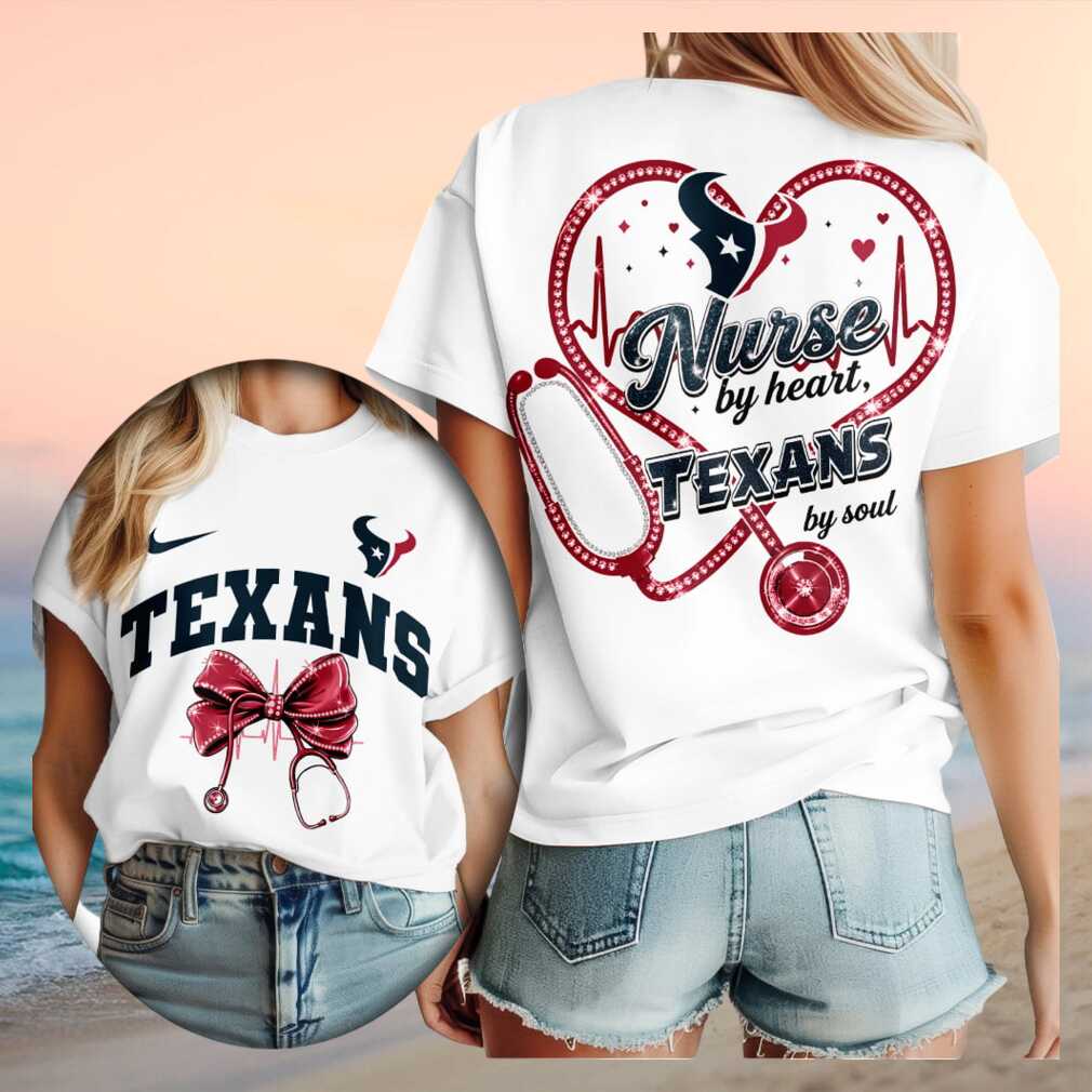 Houston Texans Nurse Heartbeat Stethoscope Shirt