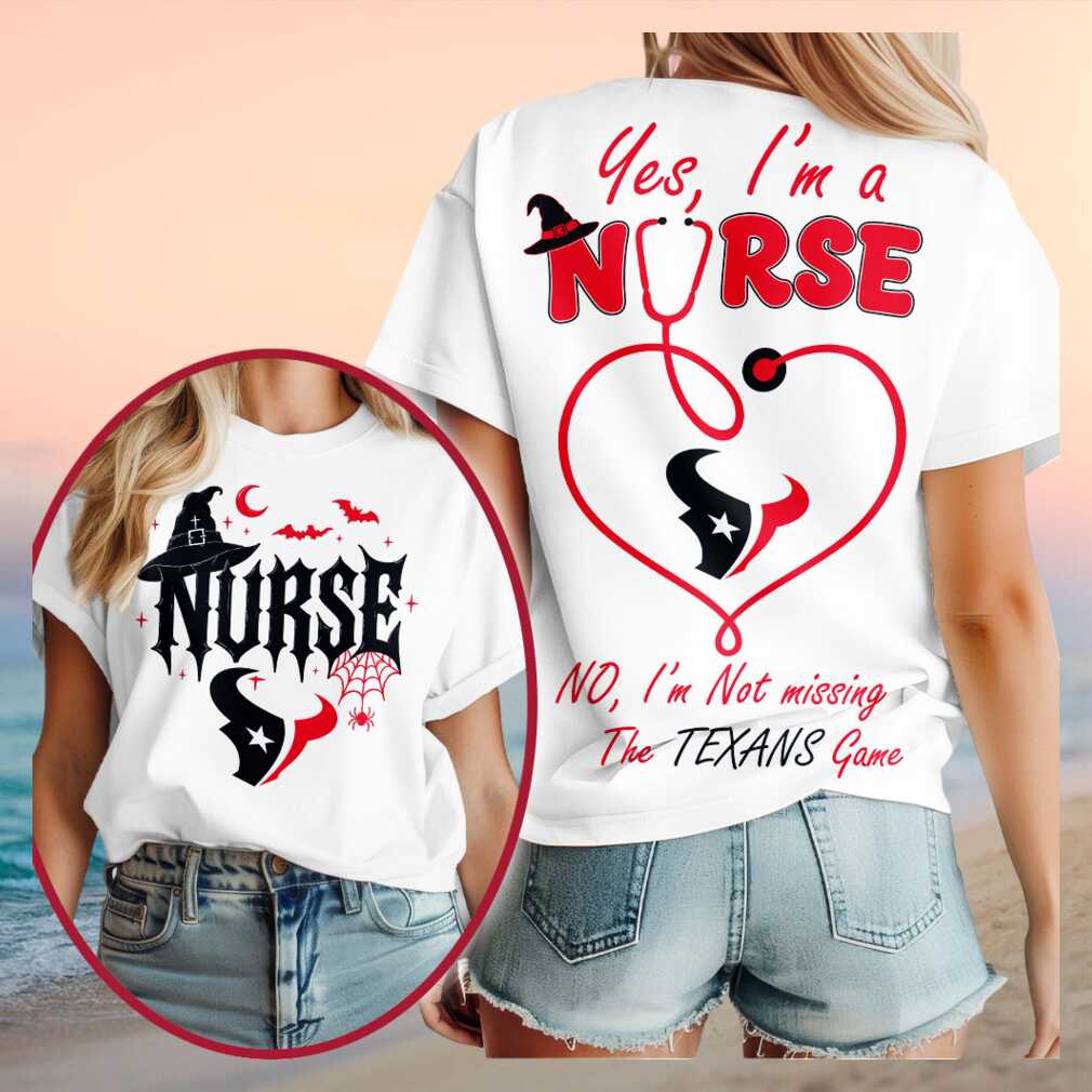 Houston Texans Nurse Witch Halloween Shirt