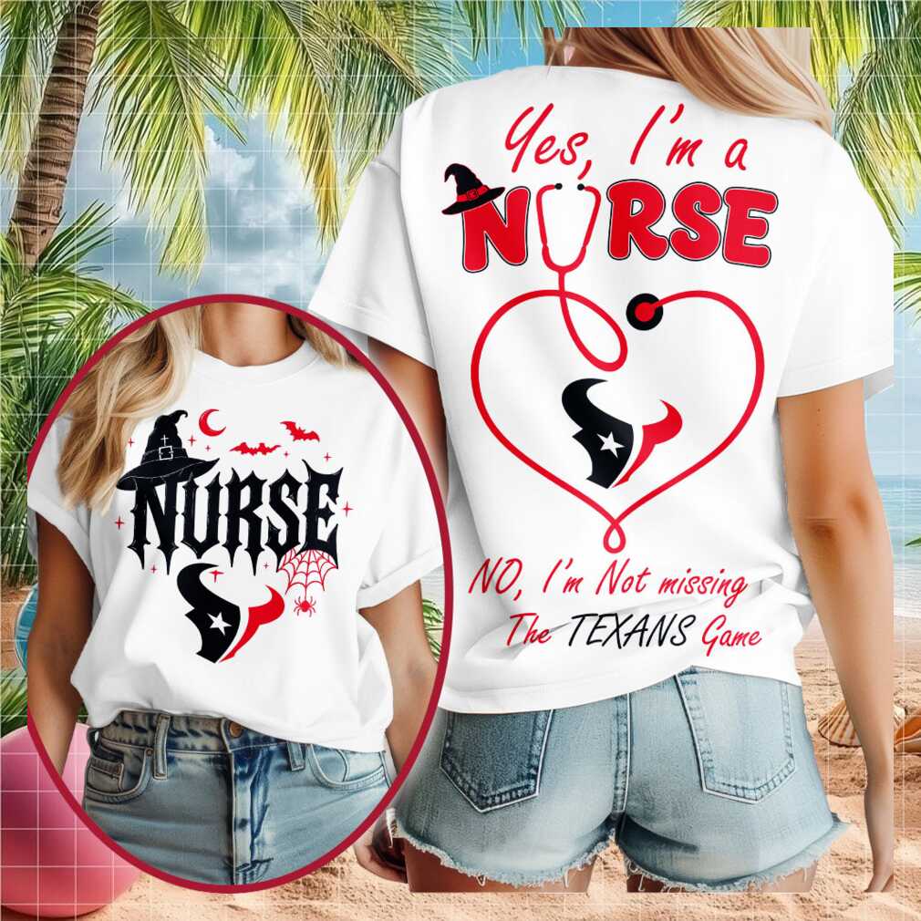 Houston Texans Nurse Witch Halloween Shirt