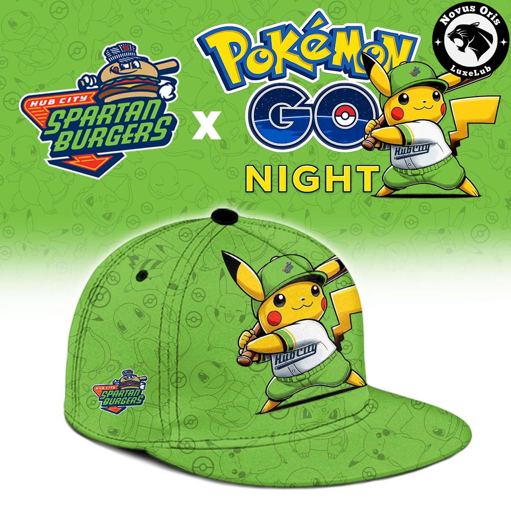 Hub City Spartanburgers Pokemon GO Night Limited Edition Baseball Jersey