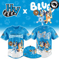 Hudson Valley Renegades x Bluey Night Limited Edition Baseball Jersey