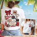 Tampa Bay Buccaneers Football Mom Game Day Coquette Bow Shirt