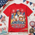 KFC Colonel Sanders America 250 Years Of Freedom Graphic Shirt - Limotees LLC