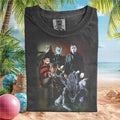 Iconic Horror Movie Villains Mashup Retro Style Unisex T Shirt