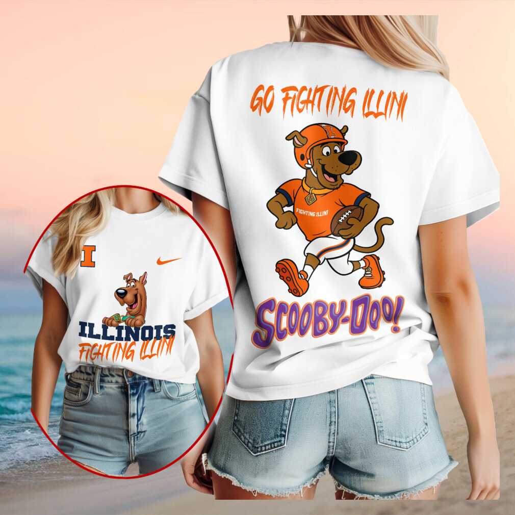 Illinois Fighting Illini Scooby Doo Football Shirt