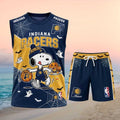 Indiana Pacers Snoopy Halloween Pumpkin Basketball Shirt