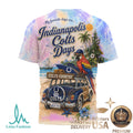 Indianapolis Colts Beach Tropical Parrot Summer Men's T Shirt - Limotees LLC