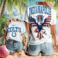 Indianapolis Colts Horseshoe Eagle American Cross Shirt - Limotees LLC