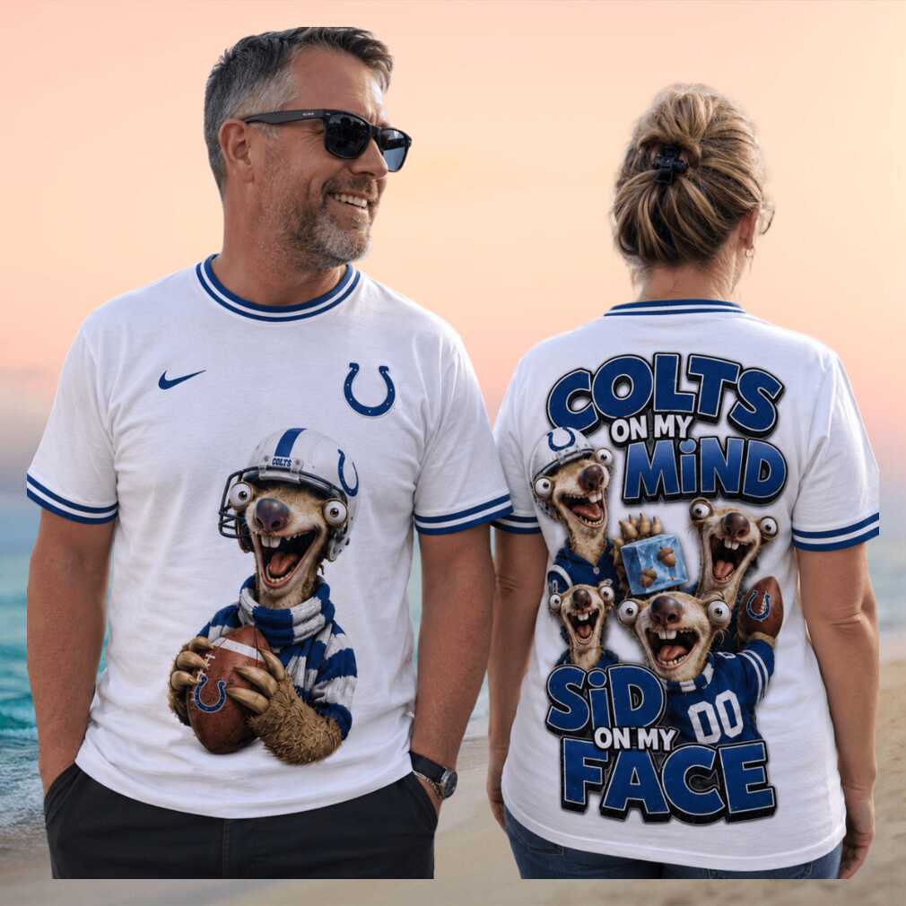 Indianapolis Colts Ice Age Sid The Sloth Football Fan Vintage Retro Men Women Shirt