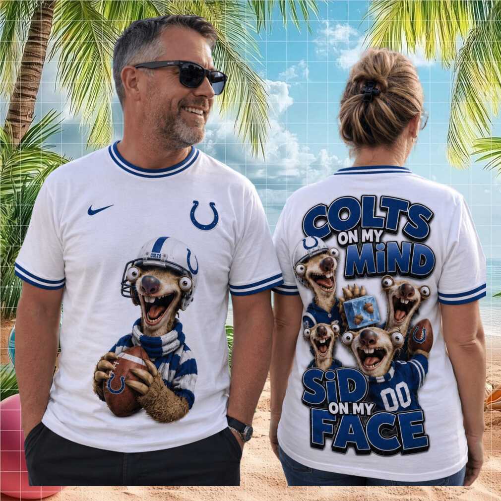 Indianapolis Colts Ice Age Sid The Sloth Football Fan Vintage Retro Men Women Shirt