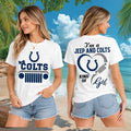 Indianapolis Colts Jeep Heartbeat Football Fan Women's Shirt