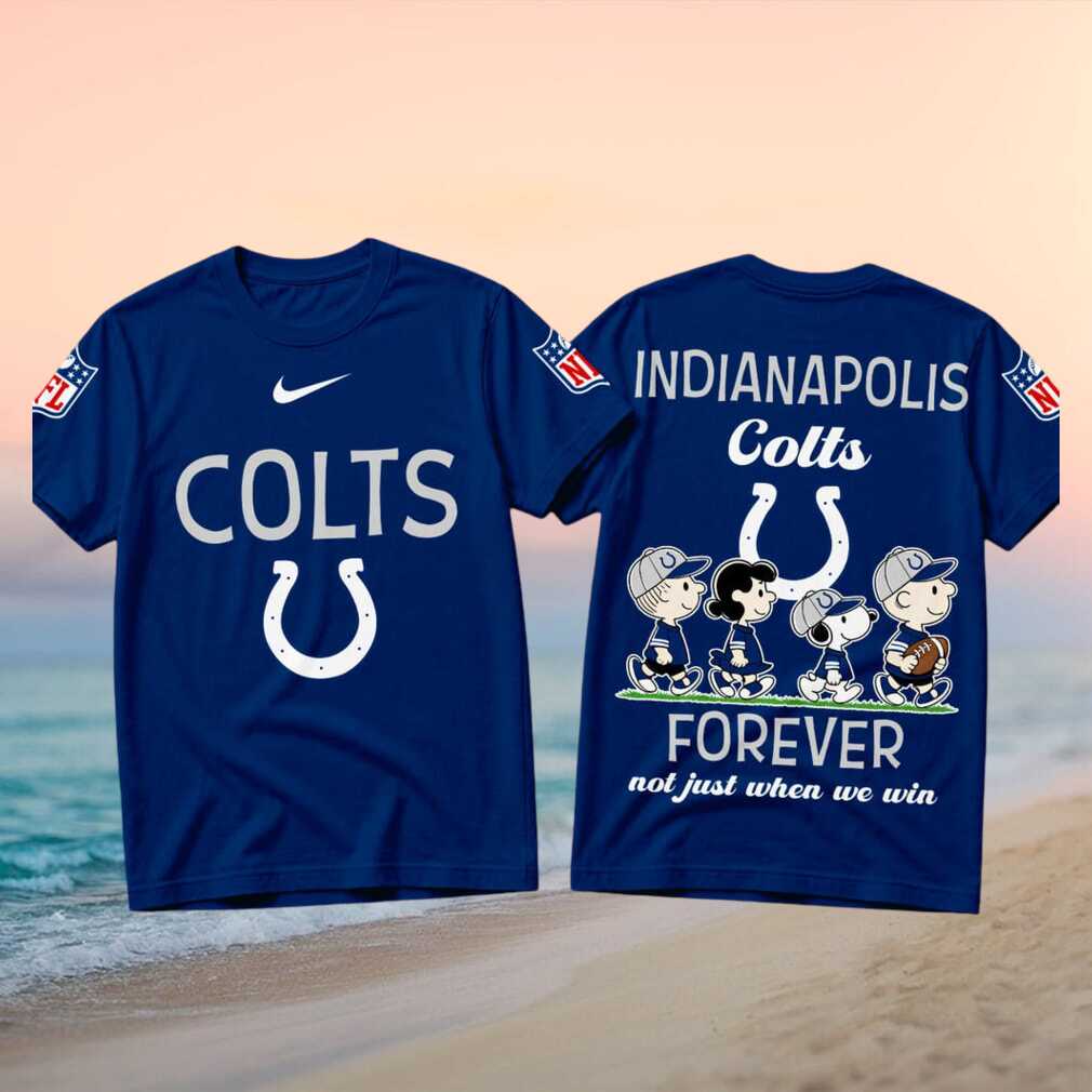 Indianapolis Colts Peanuts Characters Forever Football Shirt