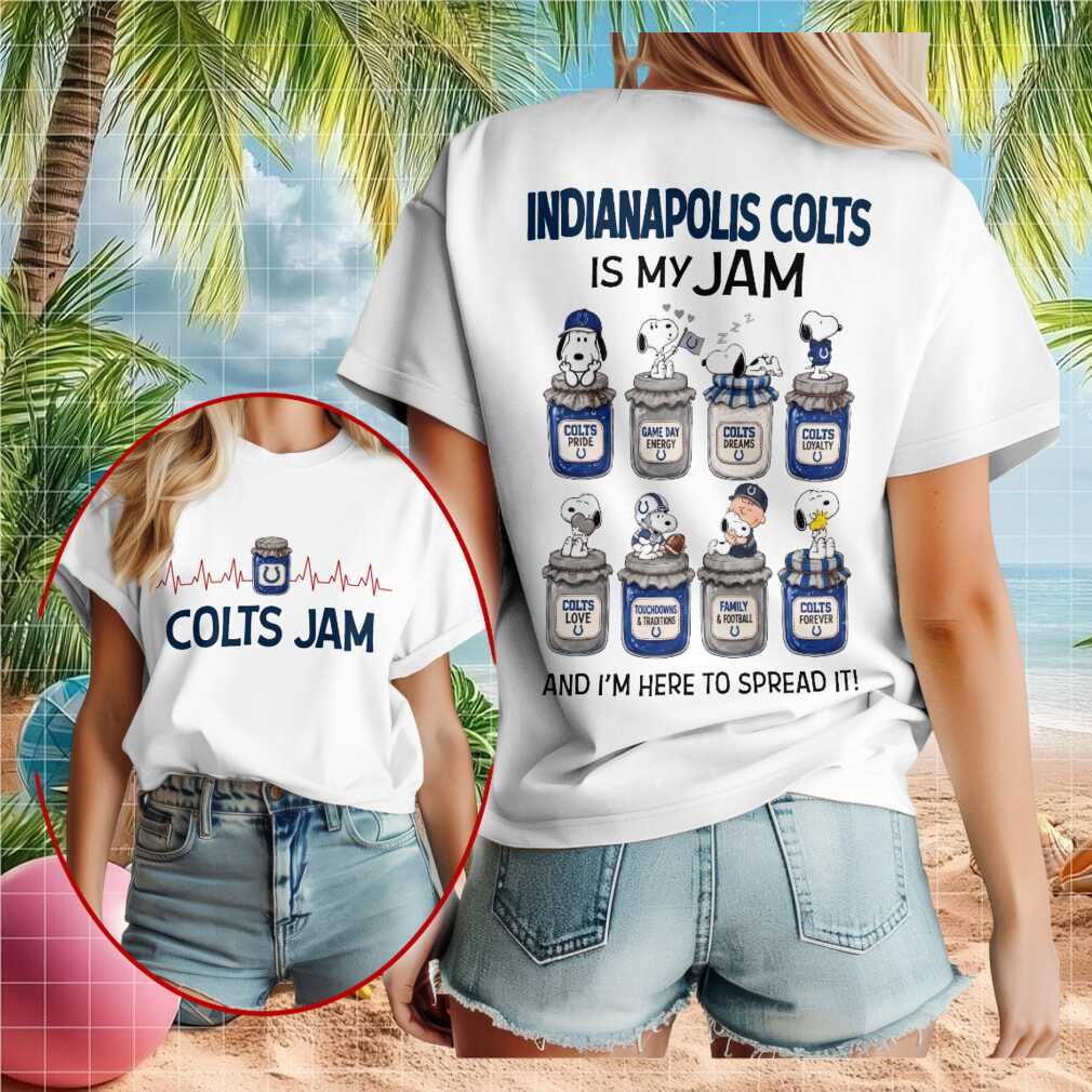 Indianapolis Football Peanuts Snoopy Jam Shirt