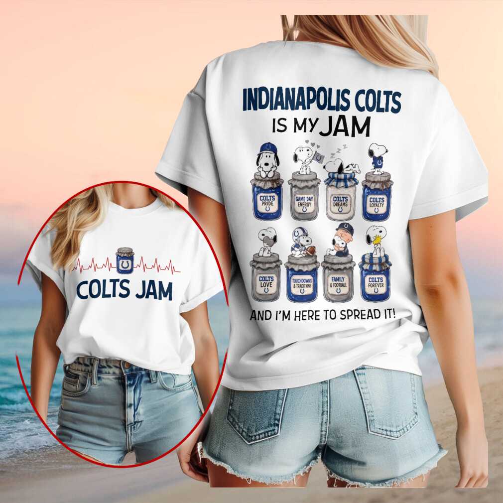 Indianapolis Football Peanuts Snoopy Jam Shirt